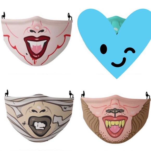 Accessories - ❄️SALE❄️Set of 3 Nina West Face Masks 💋